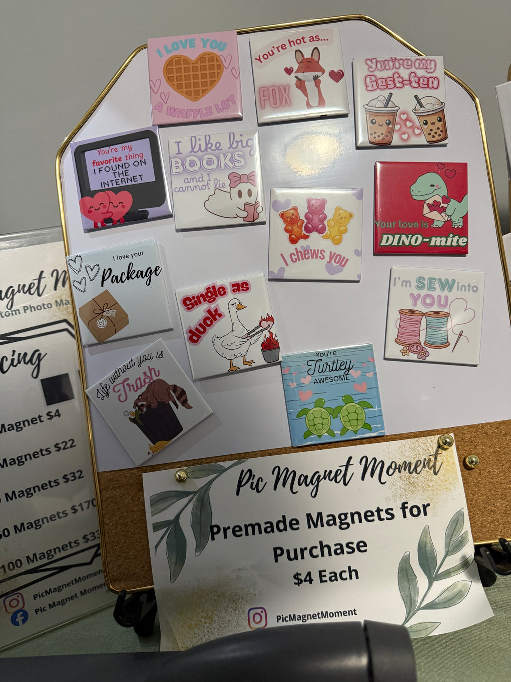 Valentine’s Magnet 1 (2.5” x 2.5” individual print)